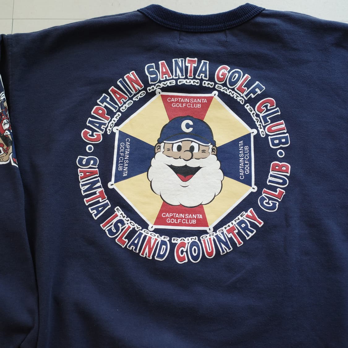 80s 캡틴산타 골프클럽 맨투맨 일본 생산제품 상품이미지8