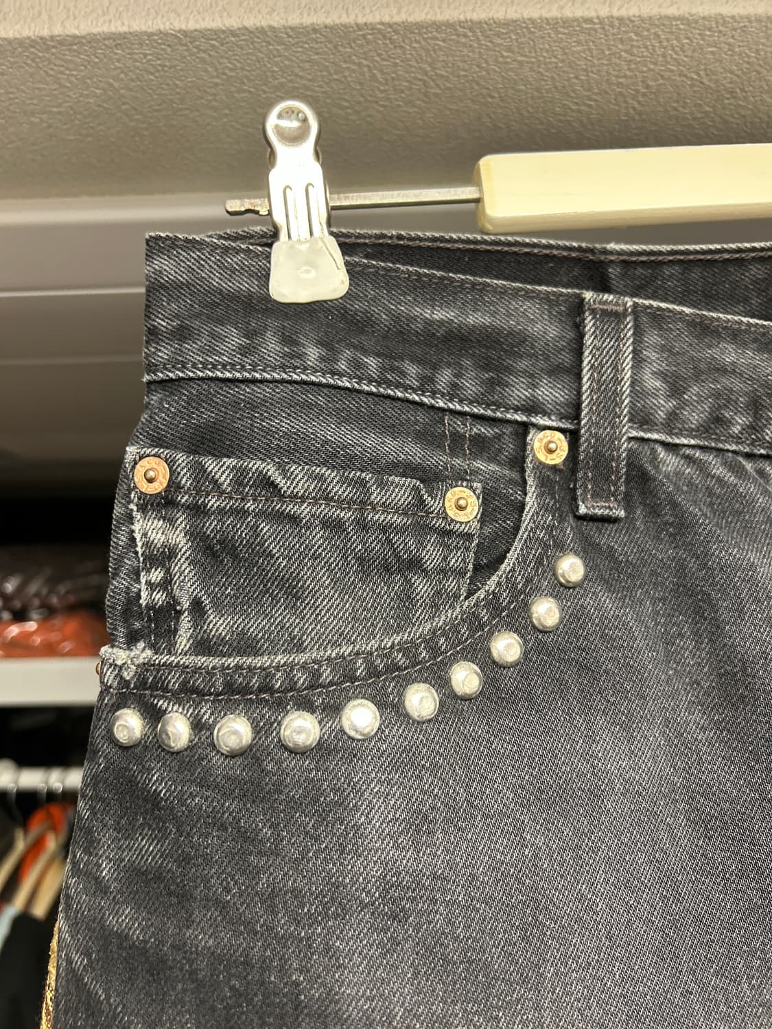 칠드런오브더 디스코댄스 흑청 패치워크 데님 2 상품이미지7