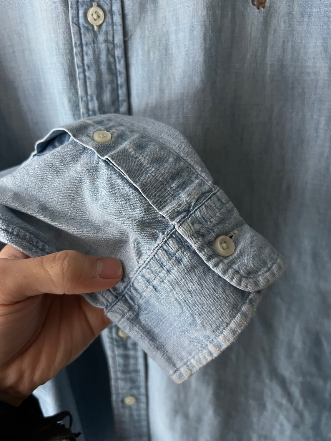 [M]폴로 랄프로렌 포니로고 샴브레이 셔츠 상품이미지6