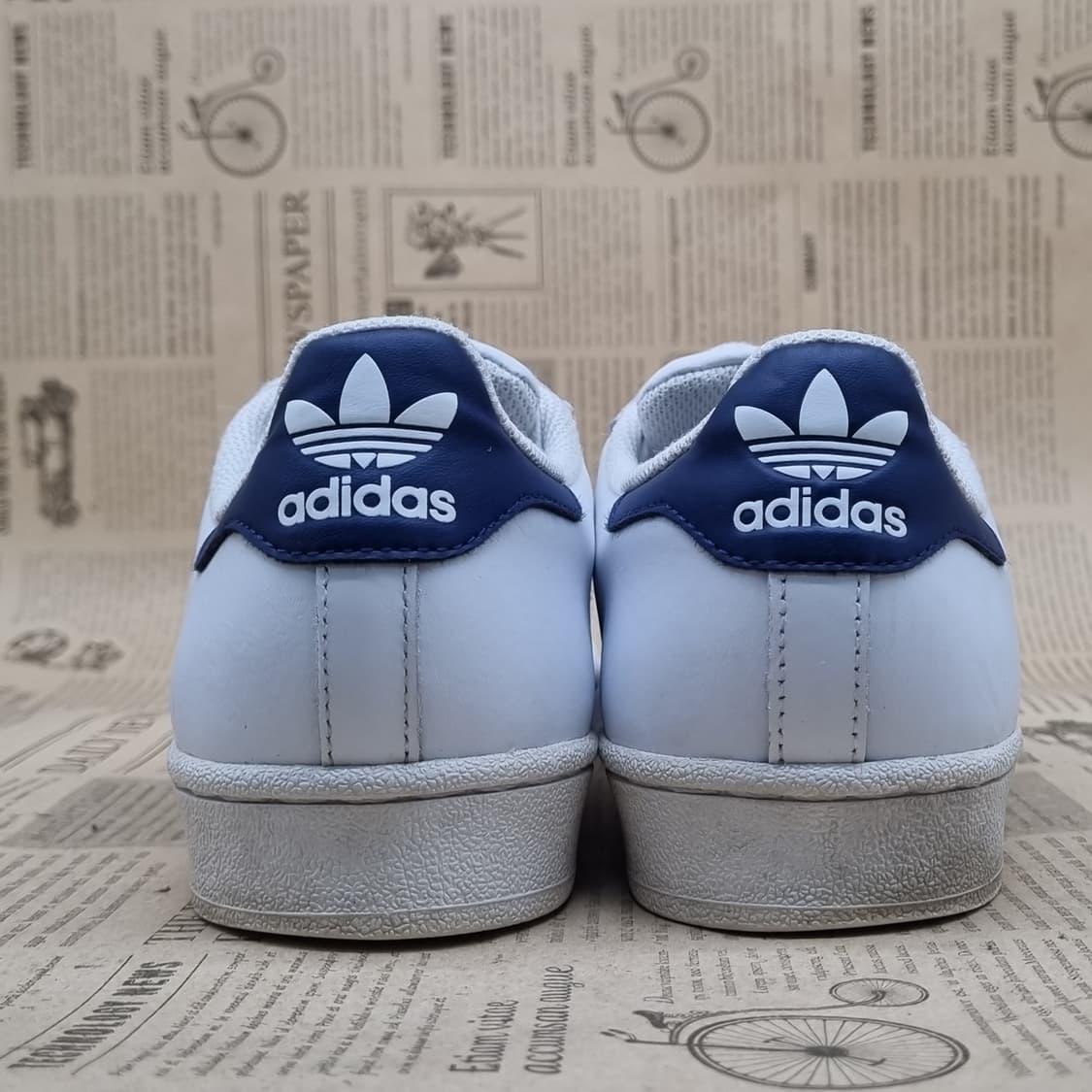 아디다스 슈퍼스타 파운데이션 흰남빨 265 상품이미지4