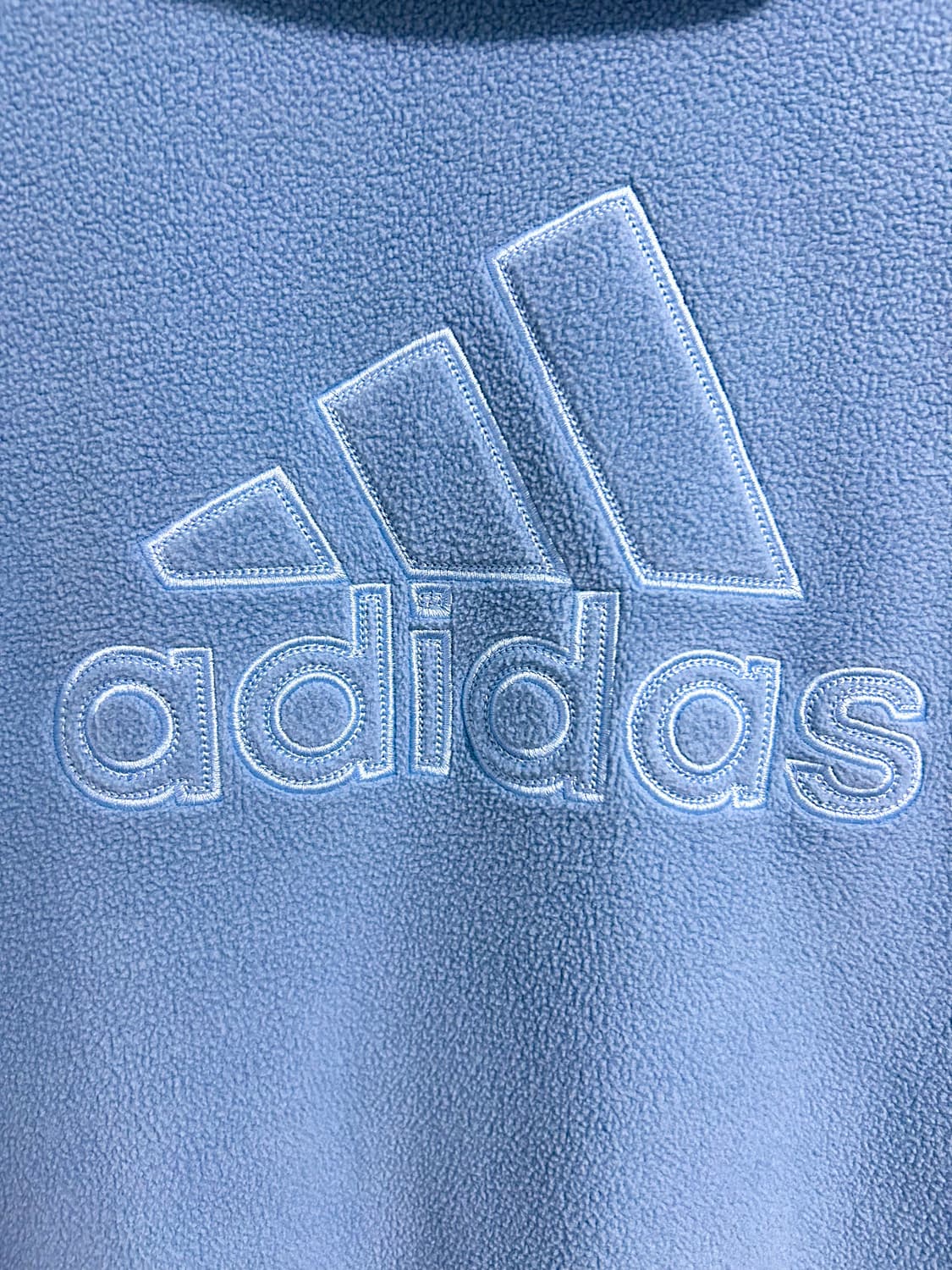 아디다스 블루 플리스 후드집업 상품이미지3