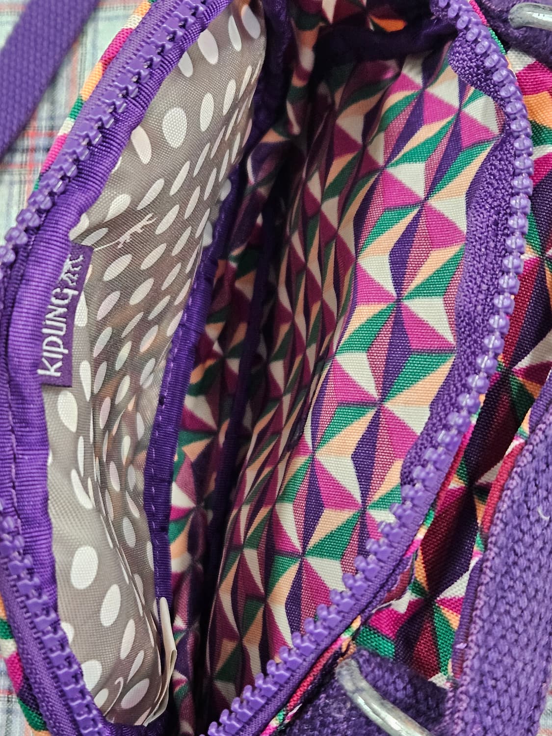 키플링 멀티컬러 기하학패턴 미니 크로스백 상품이미지7