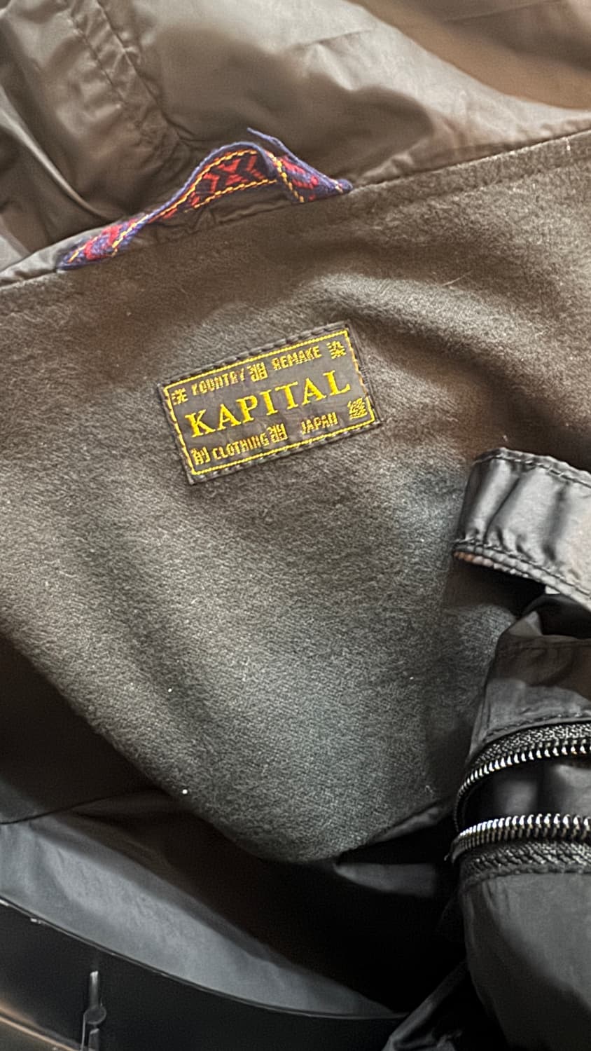 캐피탈 kapital 아카이브 제품 카마쿠라 아노락 블루종 상품이미지7