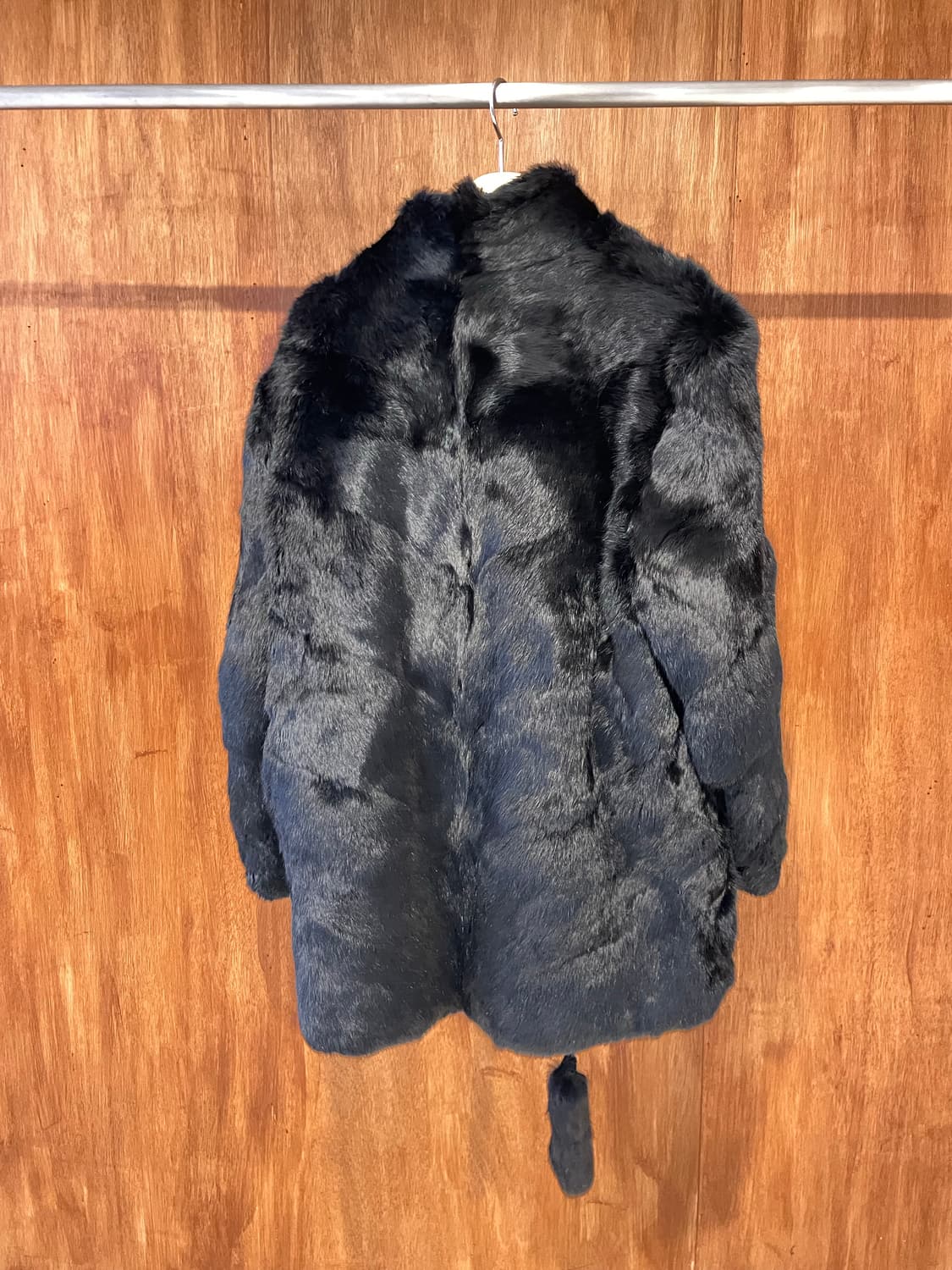 Black rabbit fur jacket 상품이미지8