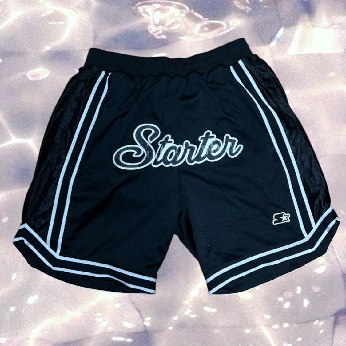스타터 버뮤다 반바지 쇼츠 져지 트랙팬츠 블랙 XL 상품이미지3