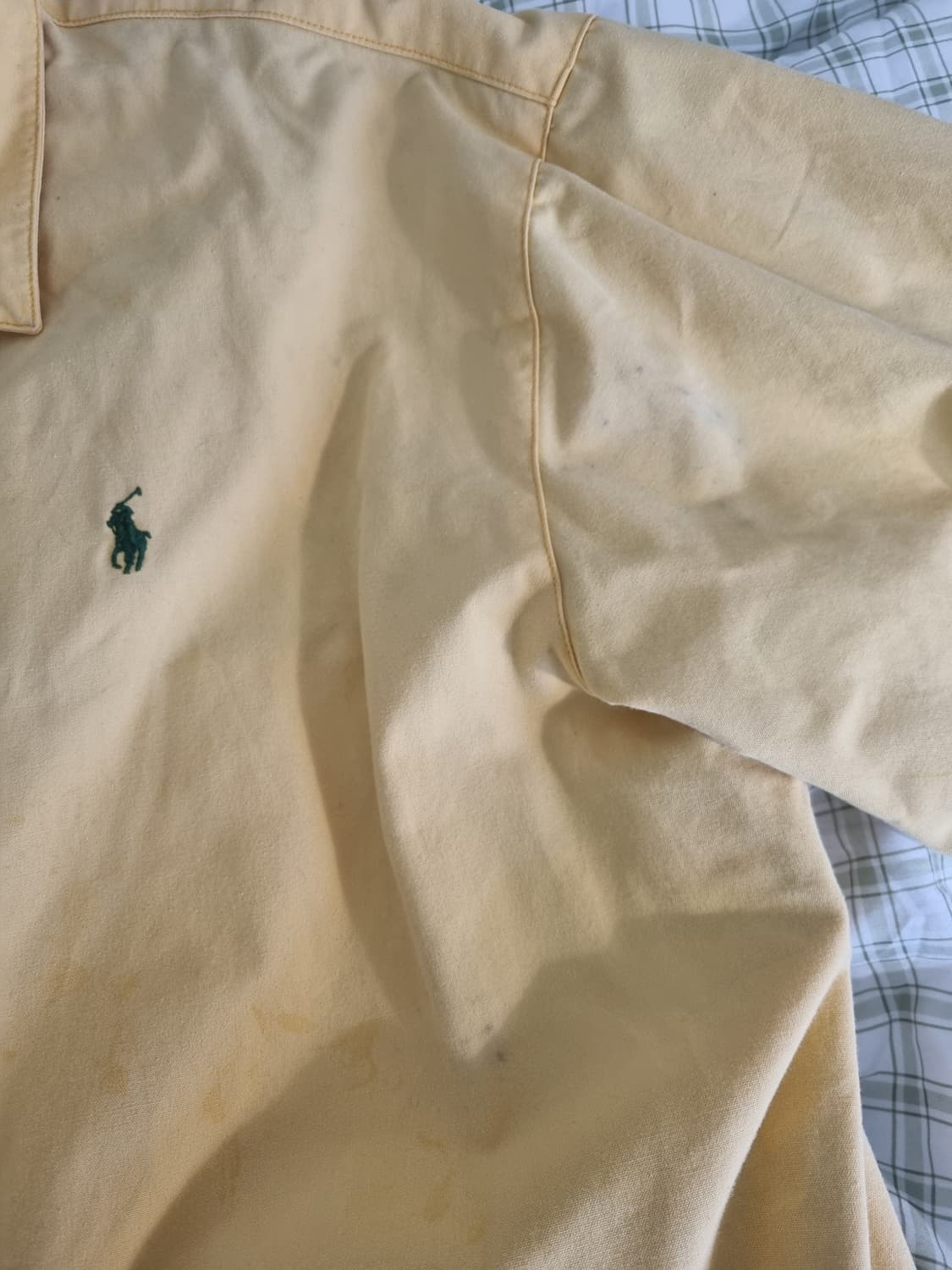 연노란색 폴로 해링턴 자켓 상품이미지3