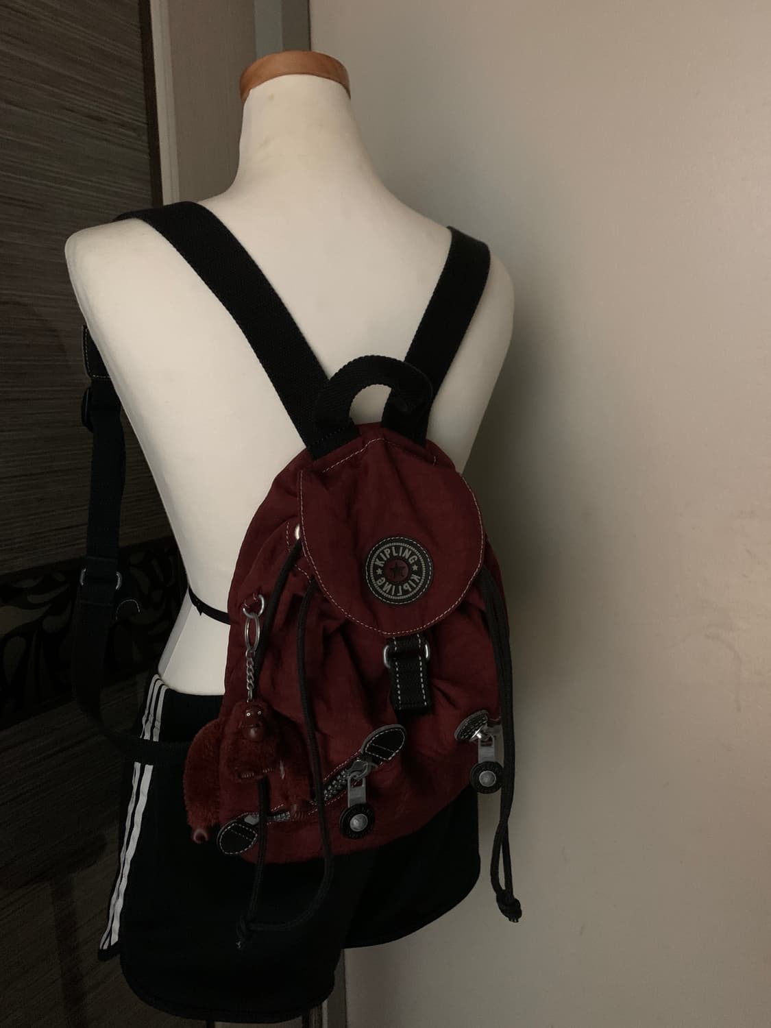 키플링 버건디 백팩 상품이미지5