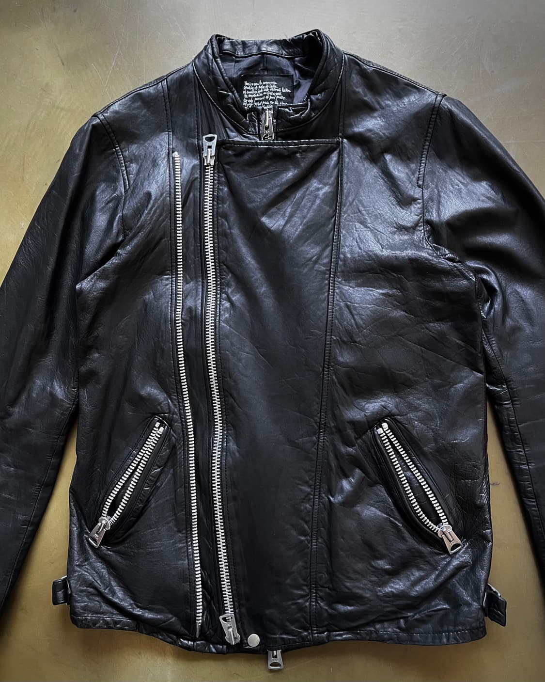 Nano•Universe Multi Zip Leather Jacket 상품이미지4