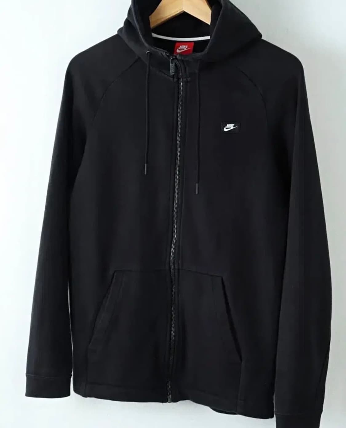 나이키 올드스쿨 블랙 후드집업 상품이미지1