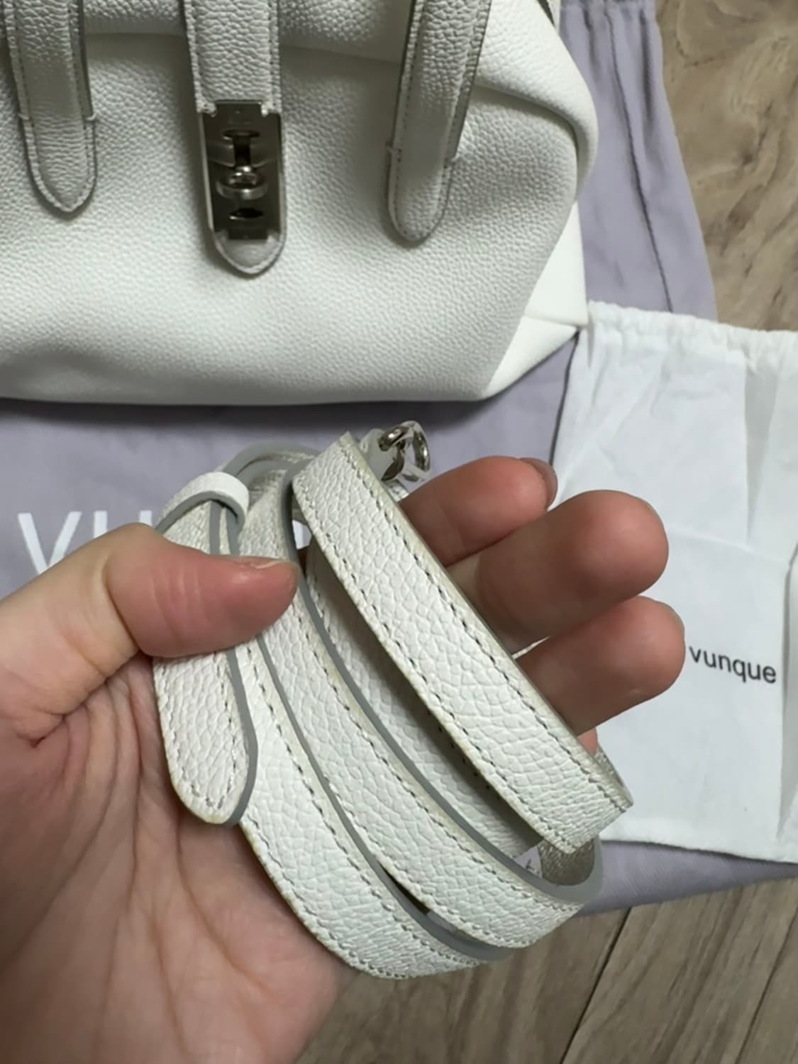 분크 토크 토트백 화이트 스몰 상품이미지7