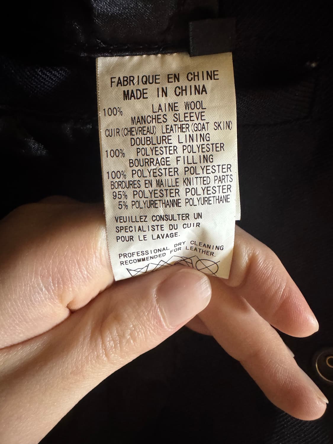 Y’s 요지야마모토 바시티 자켓 상품이미지5