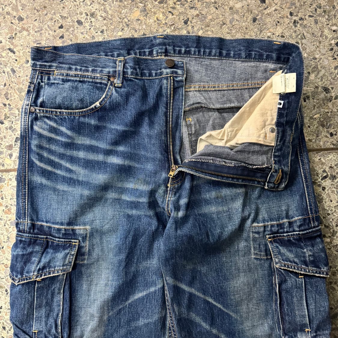 [XL] Bape 베이프 카고 데님 팬츠 상품이미지4