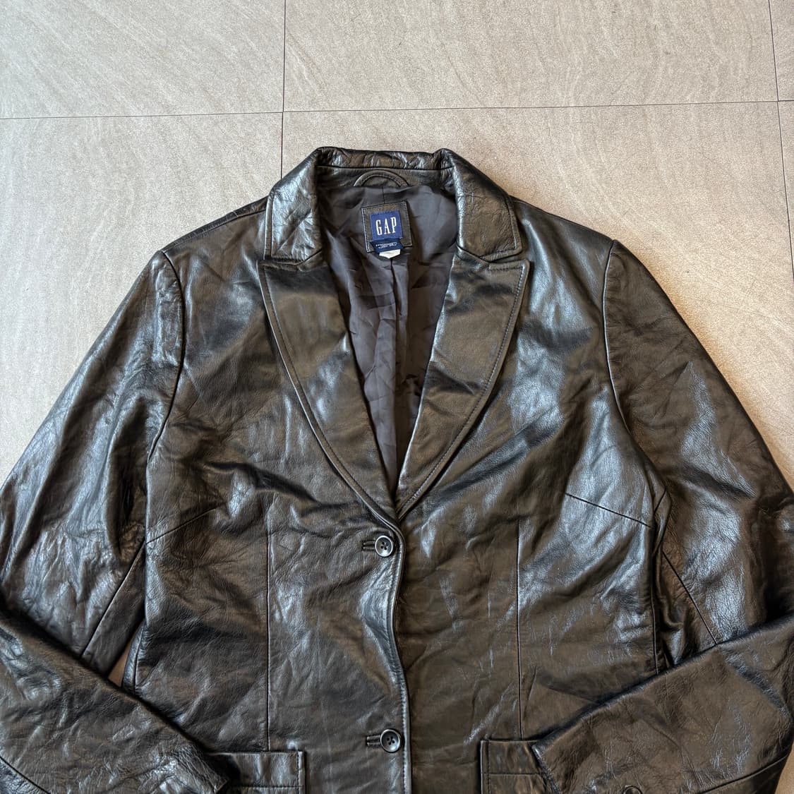 올드 갭 레더 저켓  상품이미지3