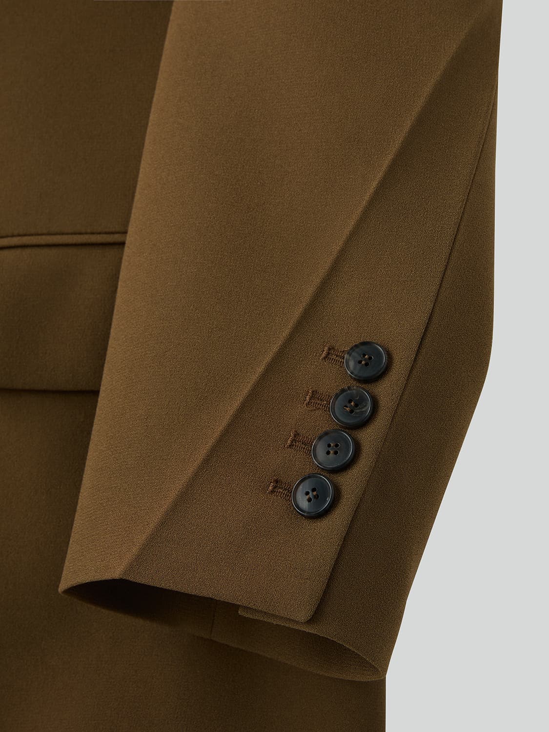 렉토 26SS 플루이드 더블 수트 자켓 오커 상품이미지8