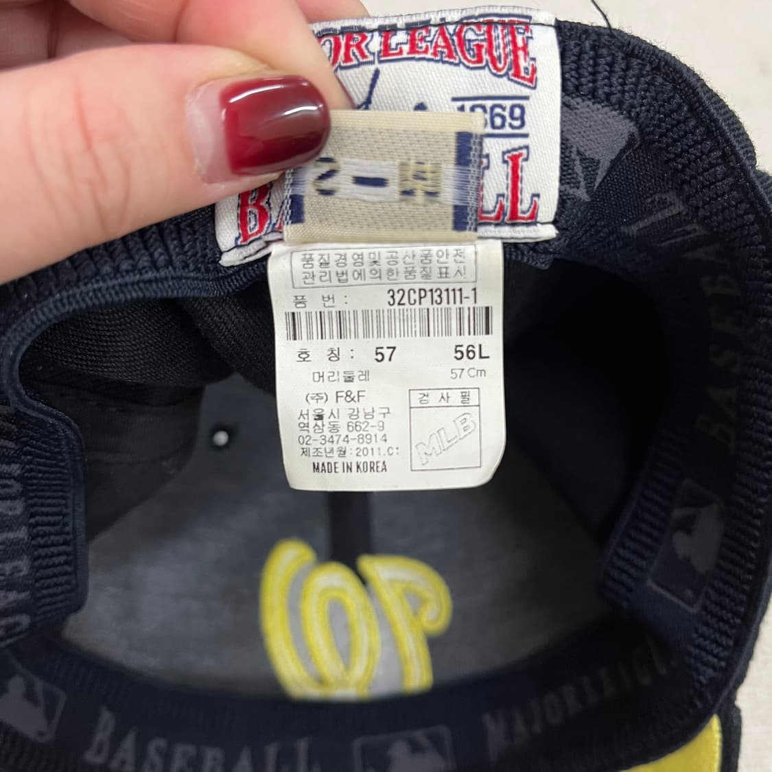 57 MLB 워싱턴 볼캡 모자 0122M2 상품이미지5