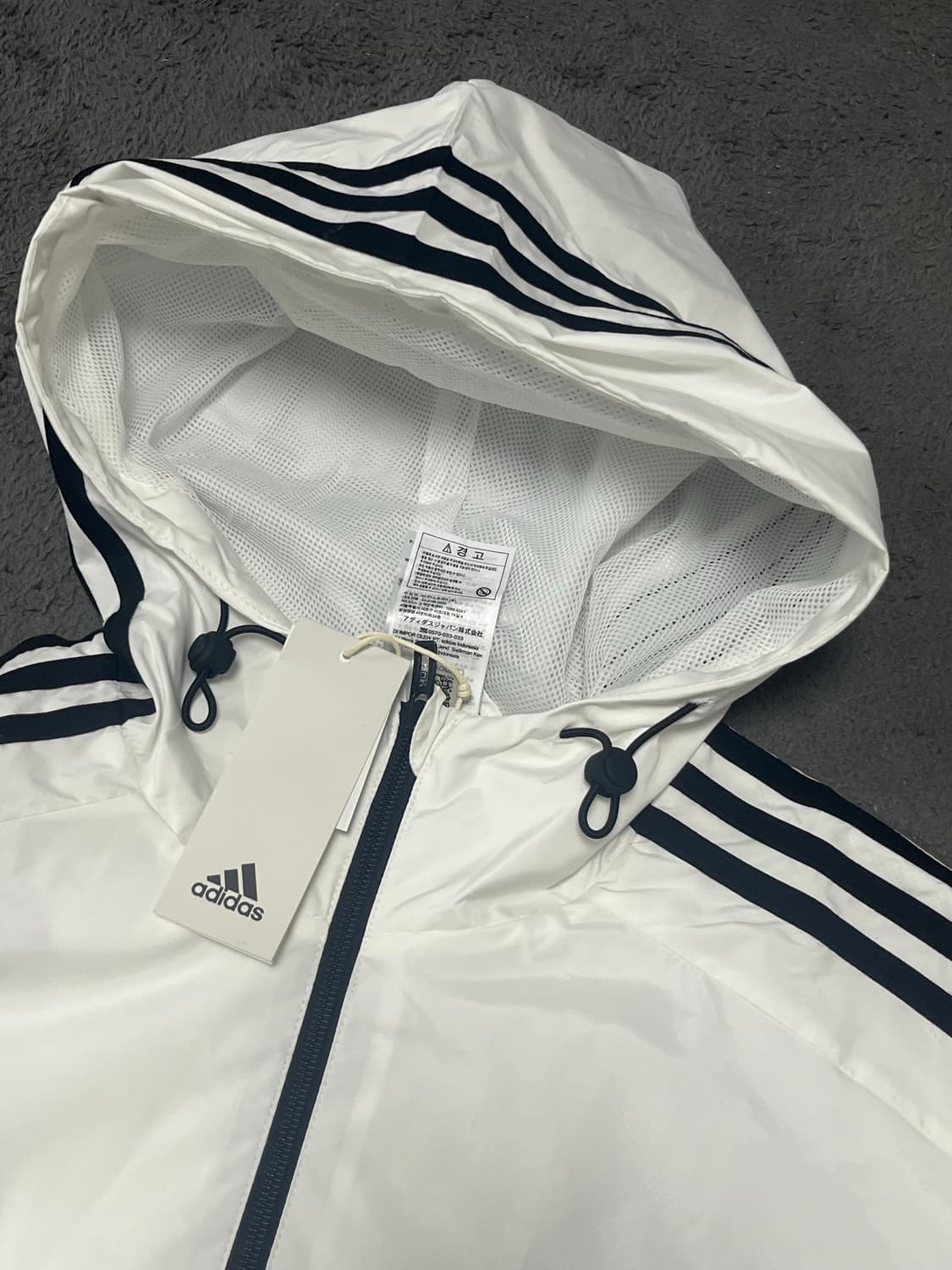 택 ok 아디다스 3s 삼선 바람막이 자켓 상품이미지3