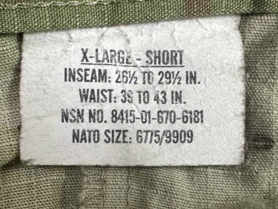 미군 OCP 멀티캠 전투복 바지 하의 (XL/S) (XXL) 상품이미지8