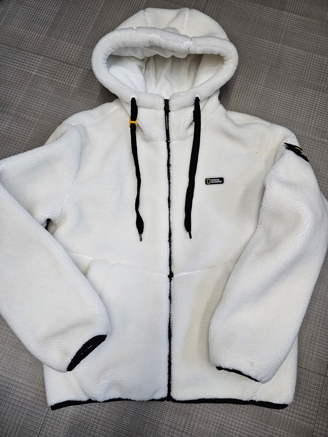 내셔널지오그래픽 코스토니 플리스 뽀글이 후드 집업 상품이미지1