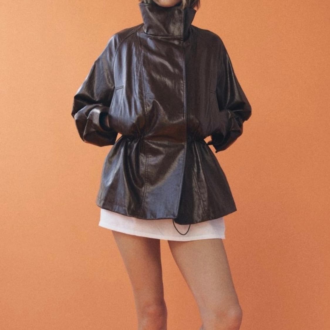 자라 zw컬렉션 레더자켓 상품이미지5