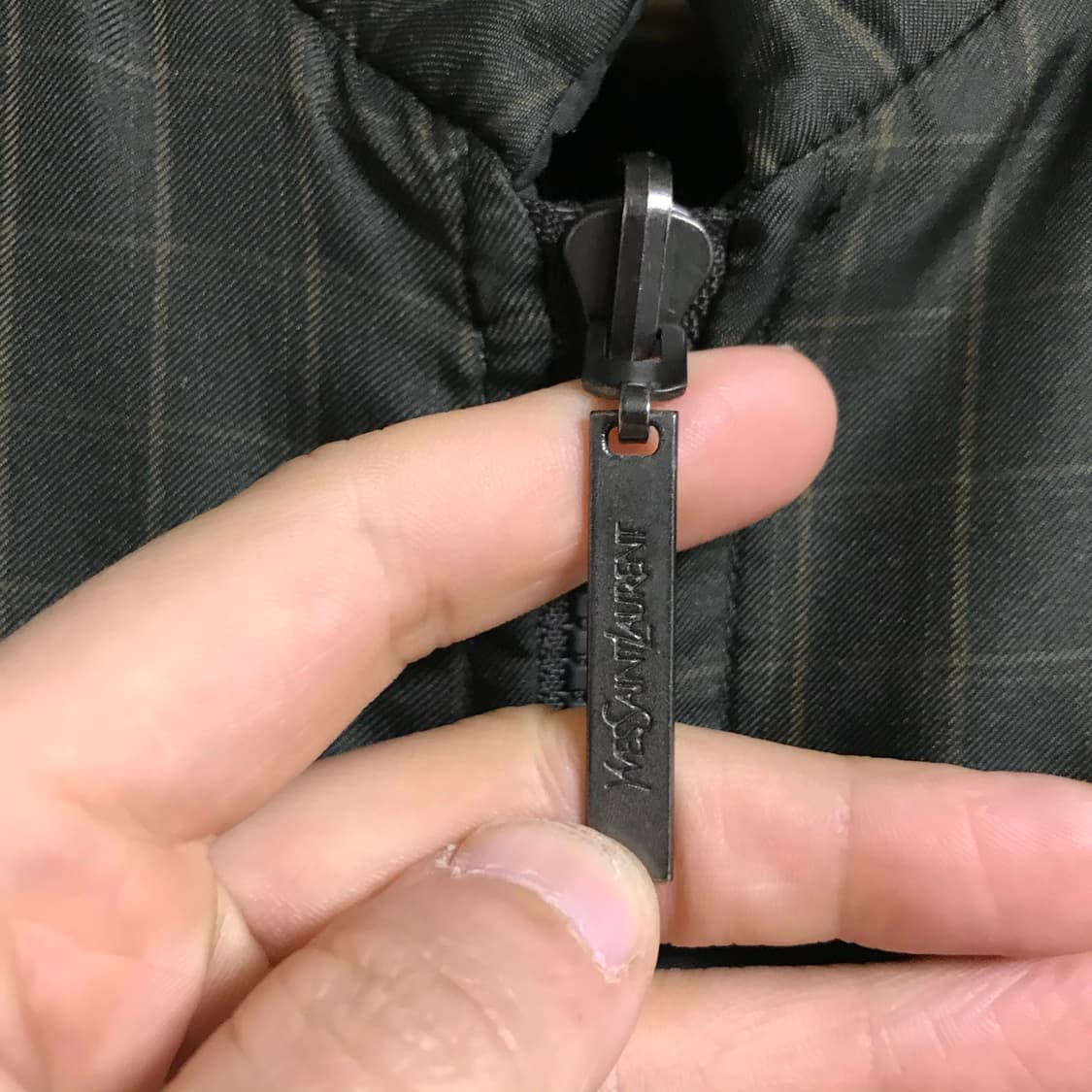 입생로랑 90s 체크 베스트조끼 상품이미지3