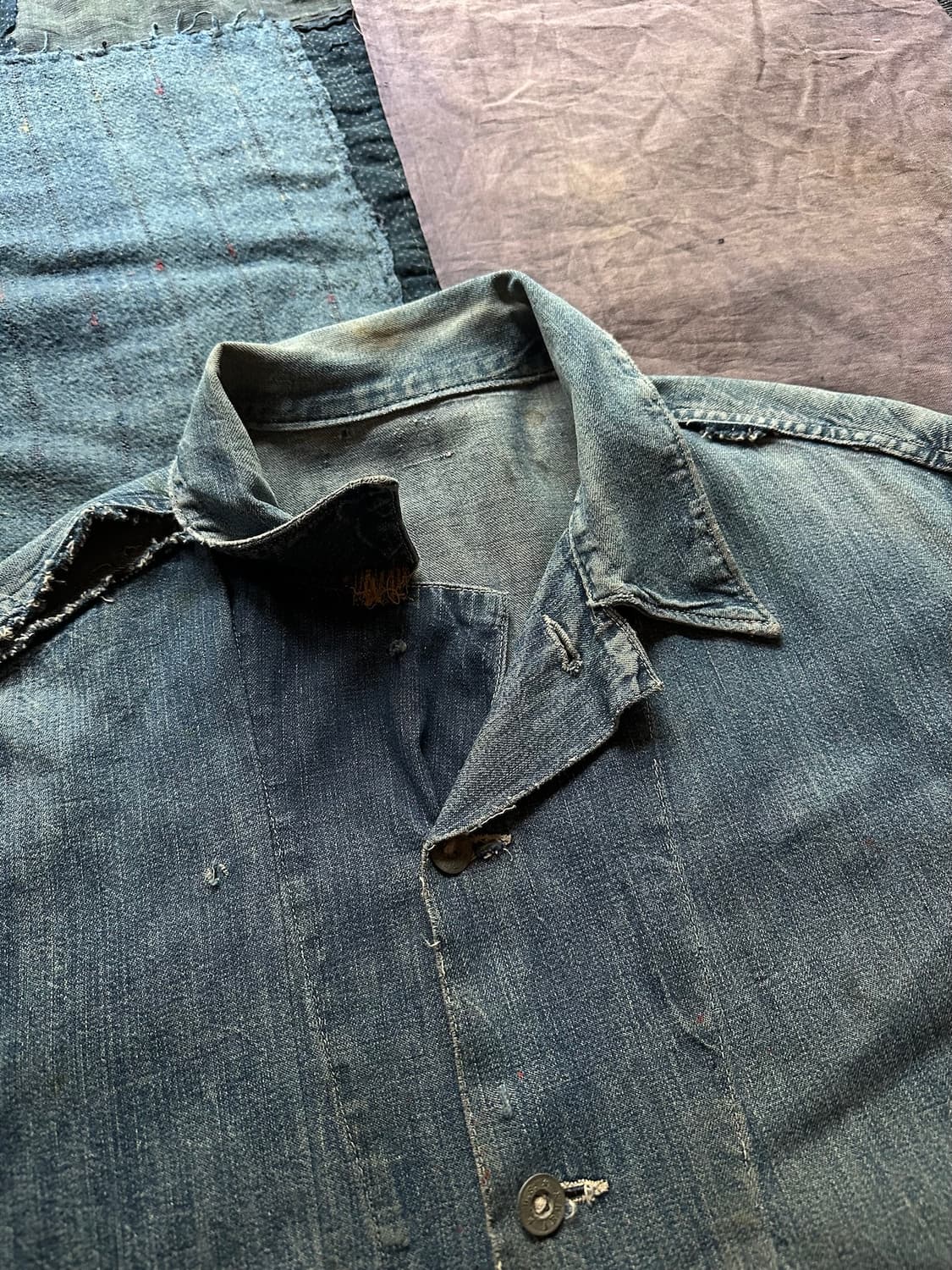 40s US Army WW2 데님 커버올 자켓 상품이미지8