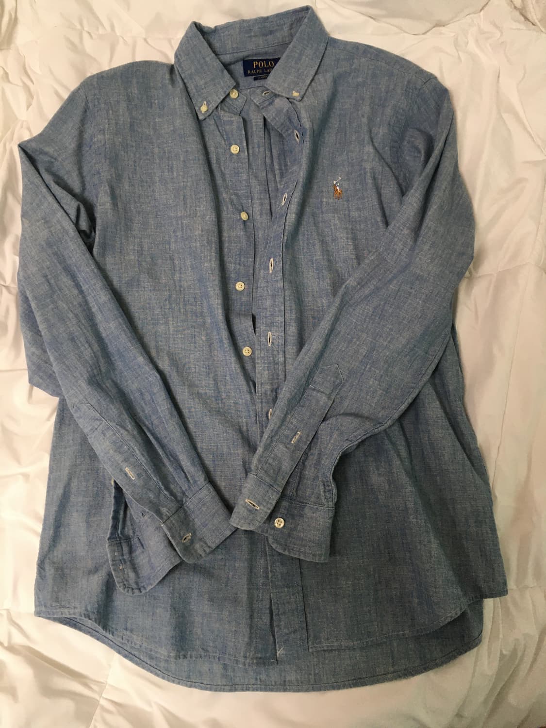 폴로 랄프로렌 클래식핏 샴브레이 셔츠 상품이미지1