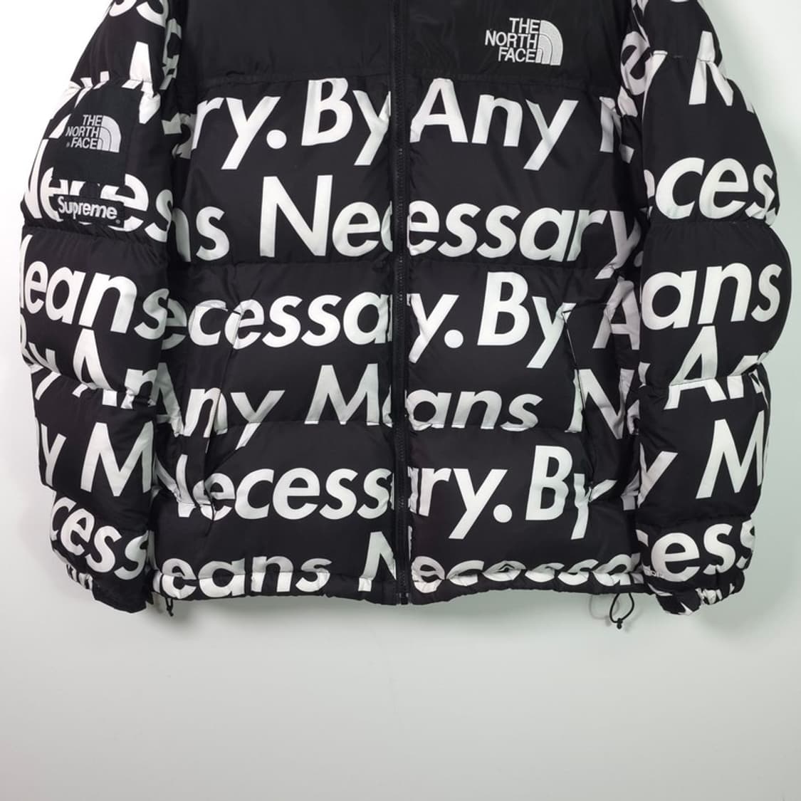 슈프림 x 노스페이스 바이애니민스 눕시 다운자켓 블랙 L 상품이미지4