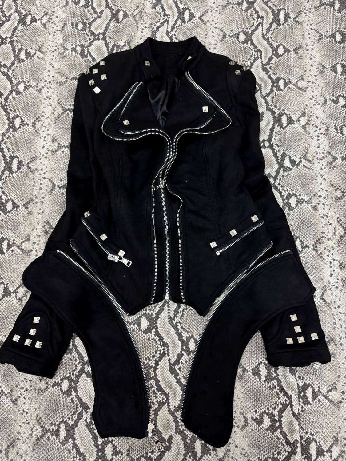00’s Rare Design Zipper&Stud Detail demo 상품이미지4