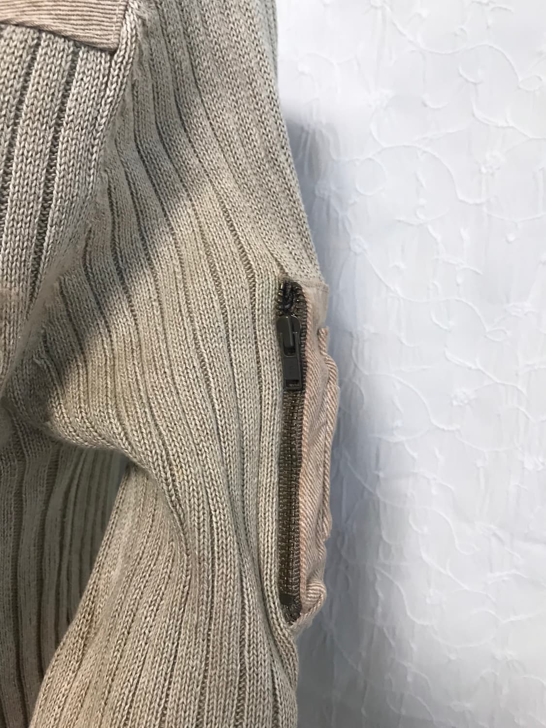 빈티지 00s y2k 골지 포켓 롱슬리브 탑 상품이미지5