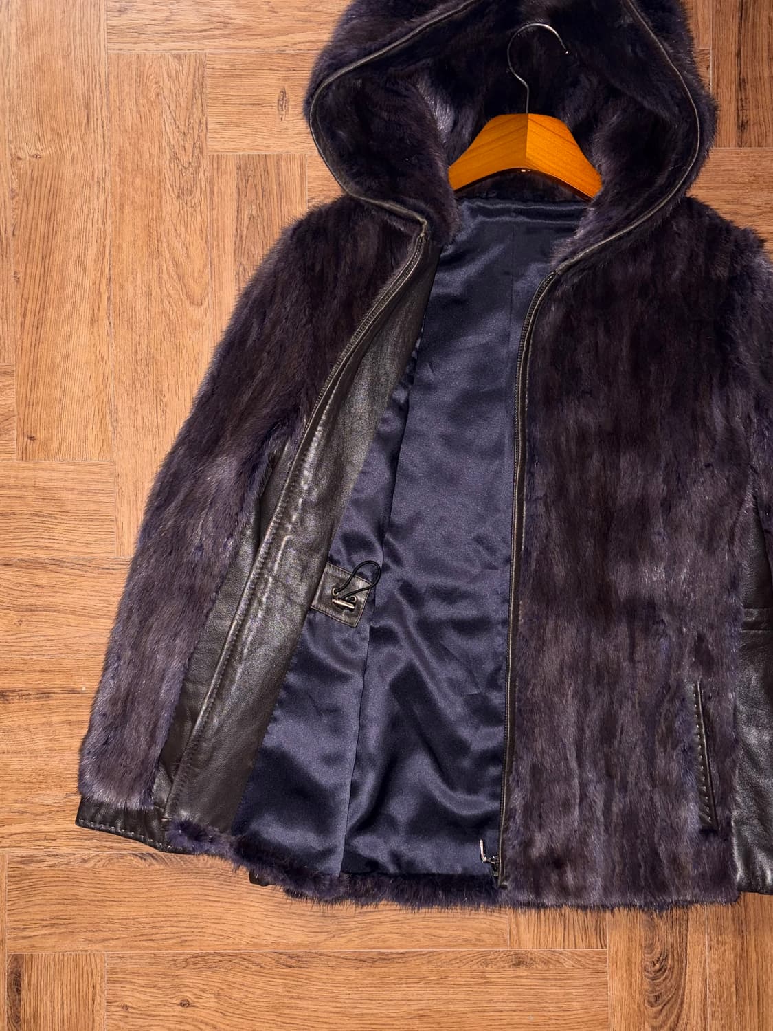 빈티지 후드 퍼자켓 상품이미지7