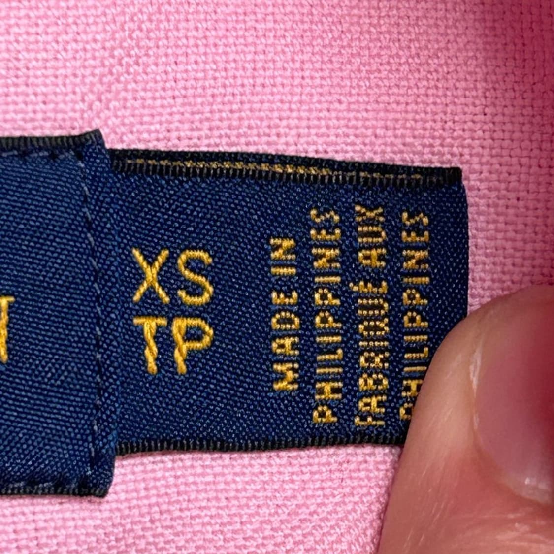 POLO RALPH LAUREN 핑크 셔츠 XS 상품이미지6
