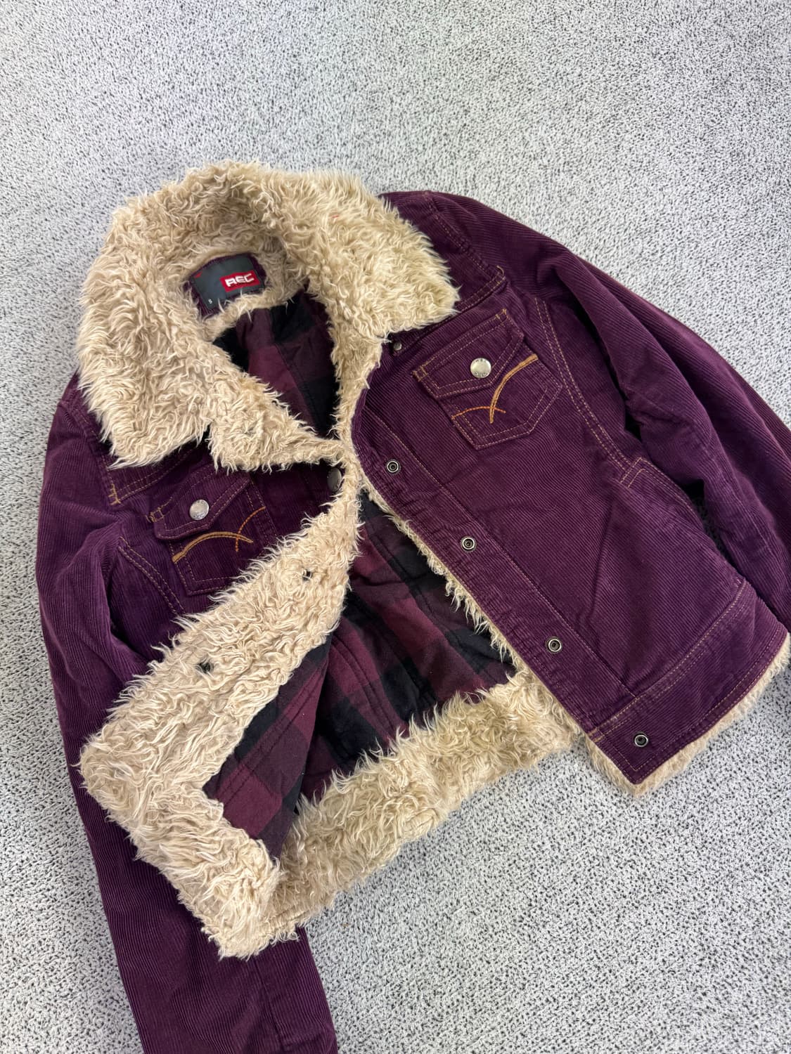 퍼플 코듀로이 자켓 상품이미지6
