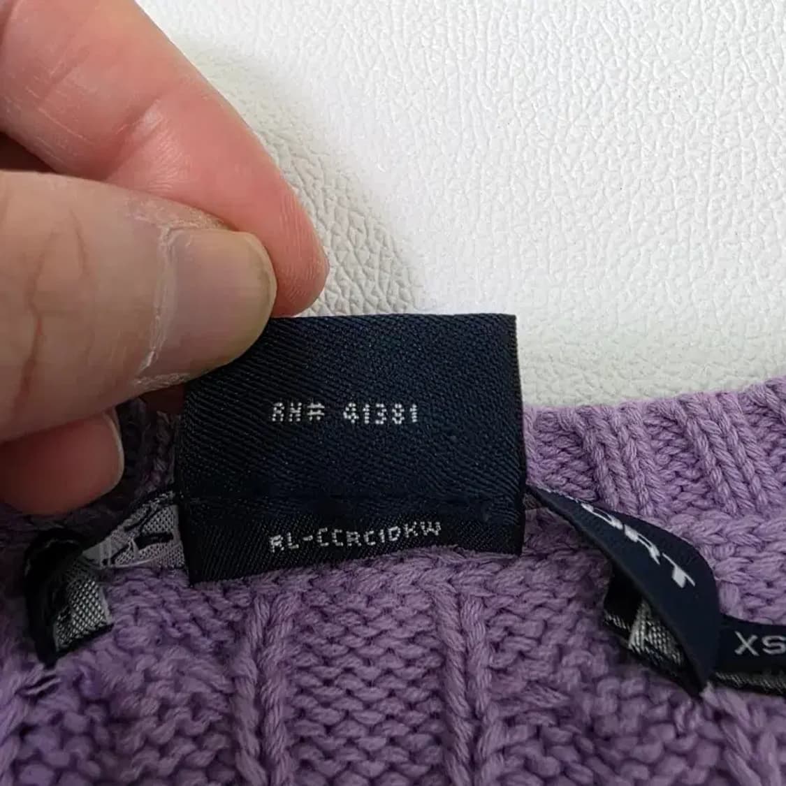 [정품] 폴로 랄프로렌 스포츠 라벤더 케이블 브이넥 니트 44반 상품이미지8