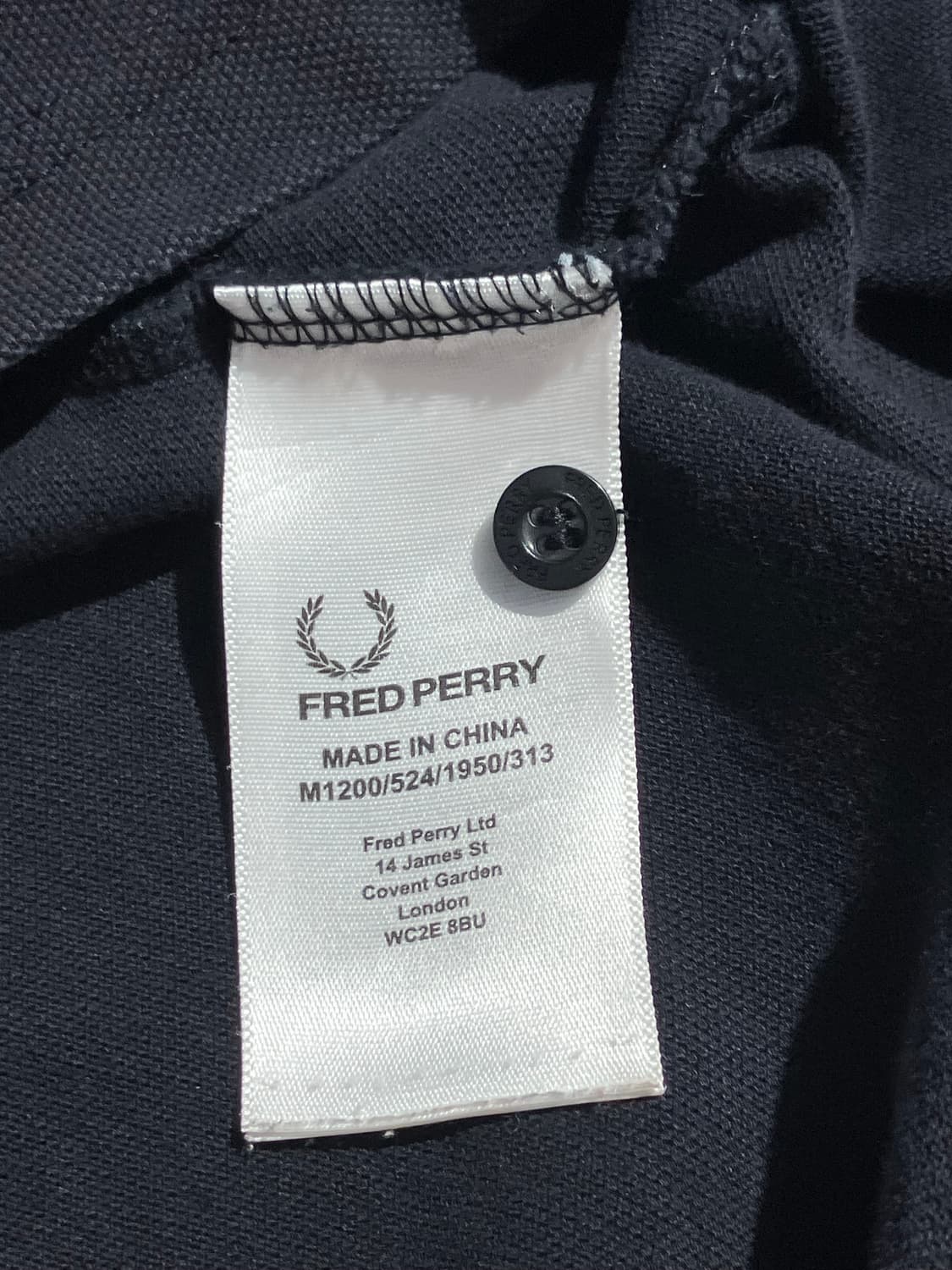 Fred Perry 라인 디테일 카라 반팔 티셔츠 M 상품이미지8