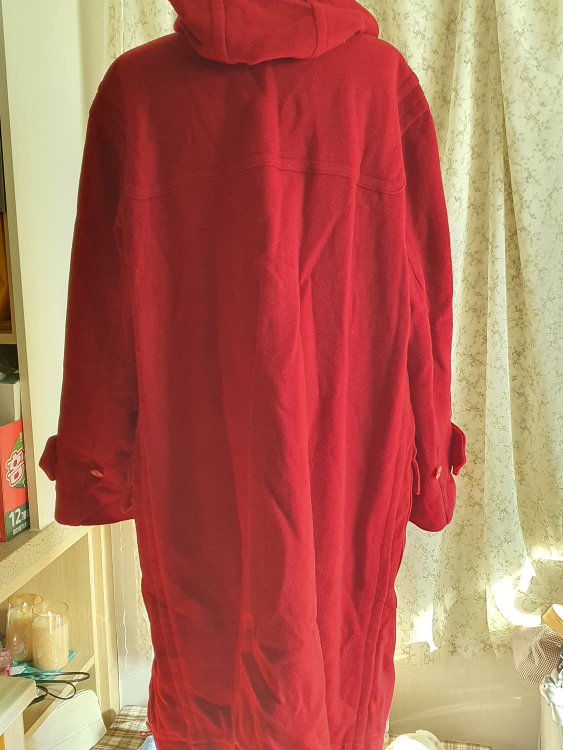 [y2k] 레드 후드 떡볶이 코트 도깨비 여주코트 상품이미지5