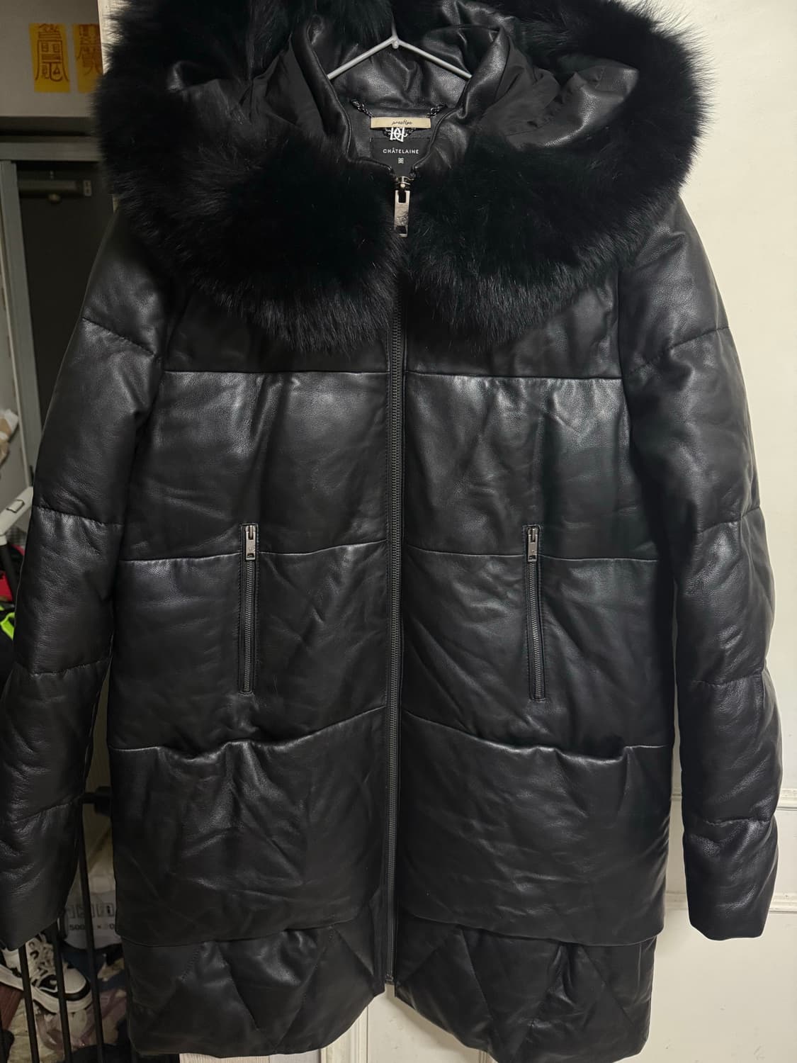 여자양가죽오리털코트 상품이미지1