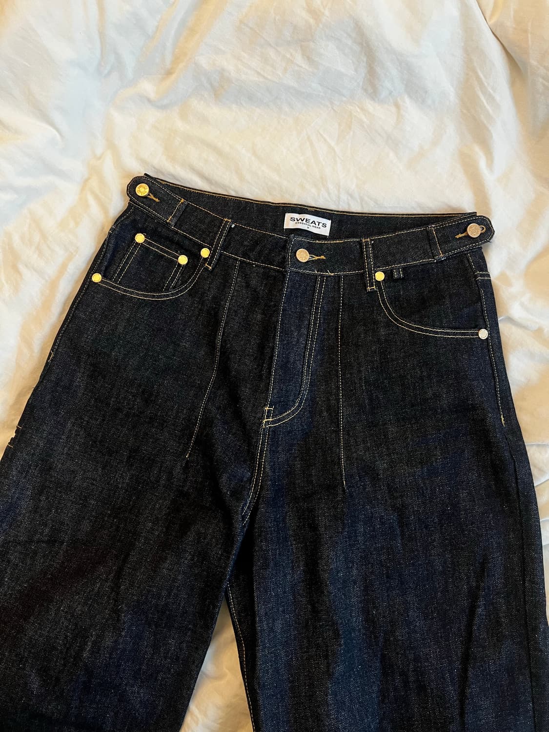 sweatscollective baggy 데님 인디고 M 상품이미지6