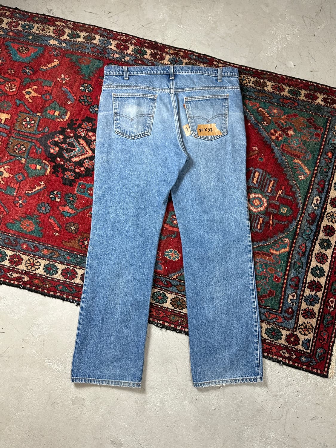 90's USA Made 빈티지 리바이스 517 오렌지탭 부츠컷 상품이미지4