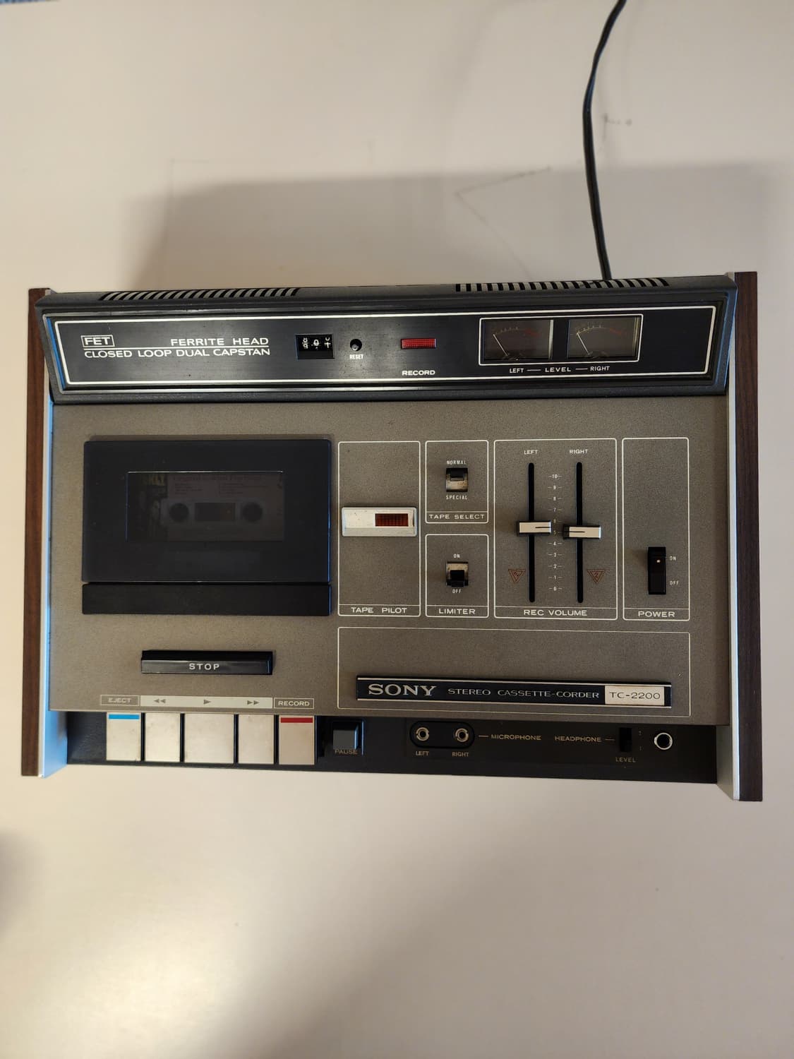 빈티지 소니 스테레오 카세트 데크 TC-2200 상품이미지3