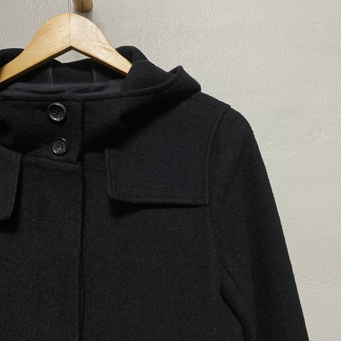 띠어리 숏 후드 울 자켓 상품이미지3