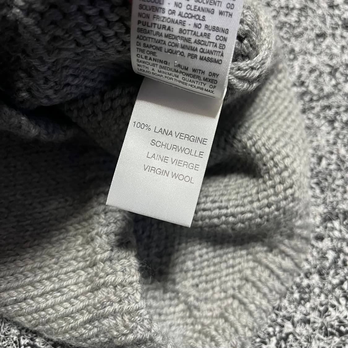 블루마린 밍크 버진울 가디건  상품이미지5