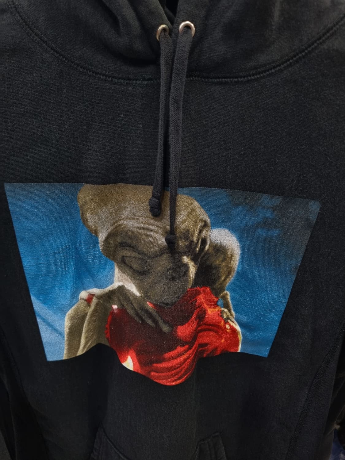 슈프림 ET 후드티 블랙 xl 상품이미지3