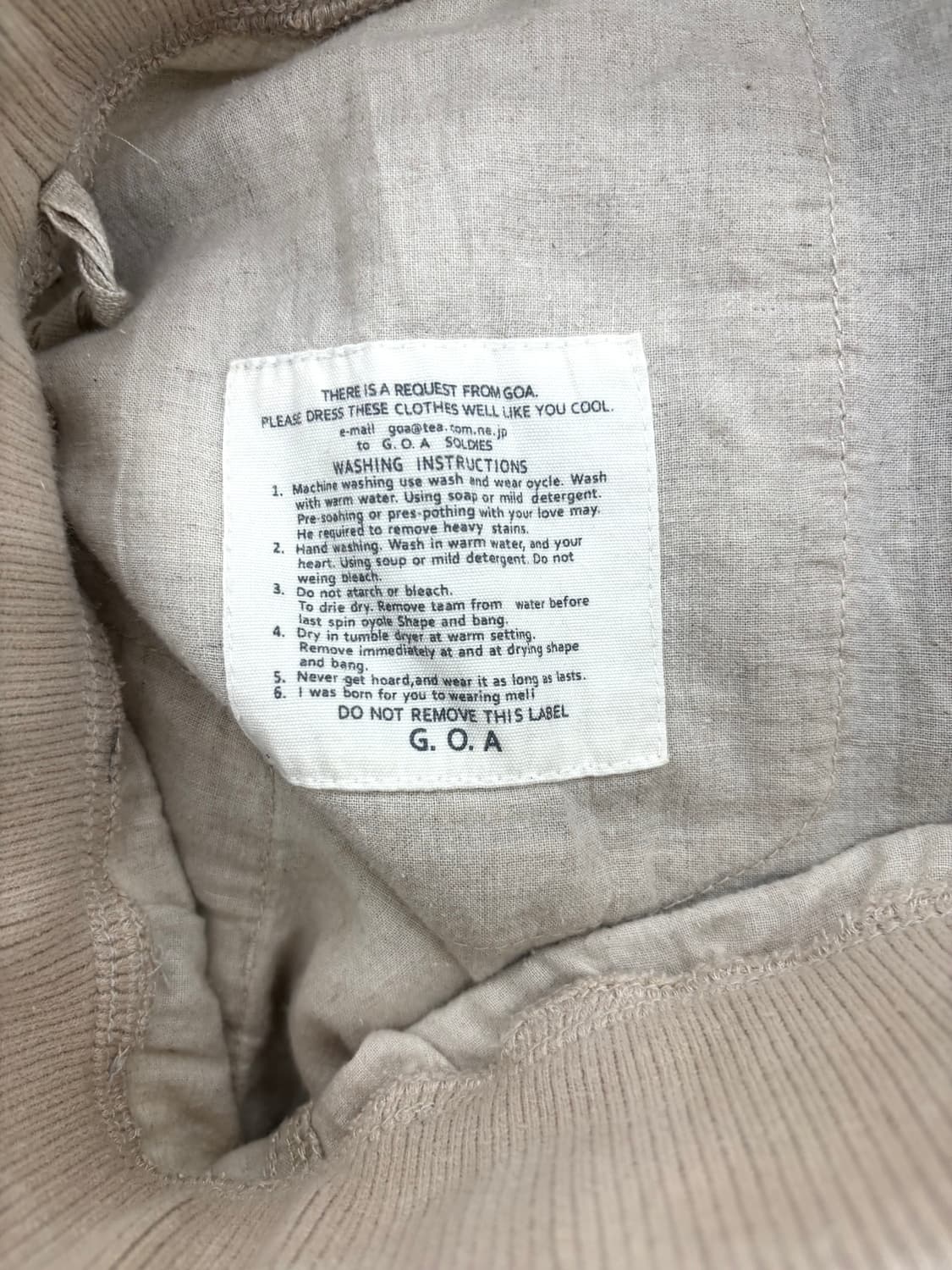 G.O.A beige multi zipper flared long ski 상품이미지5