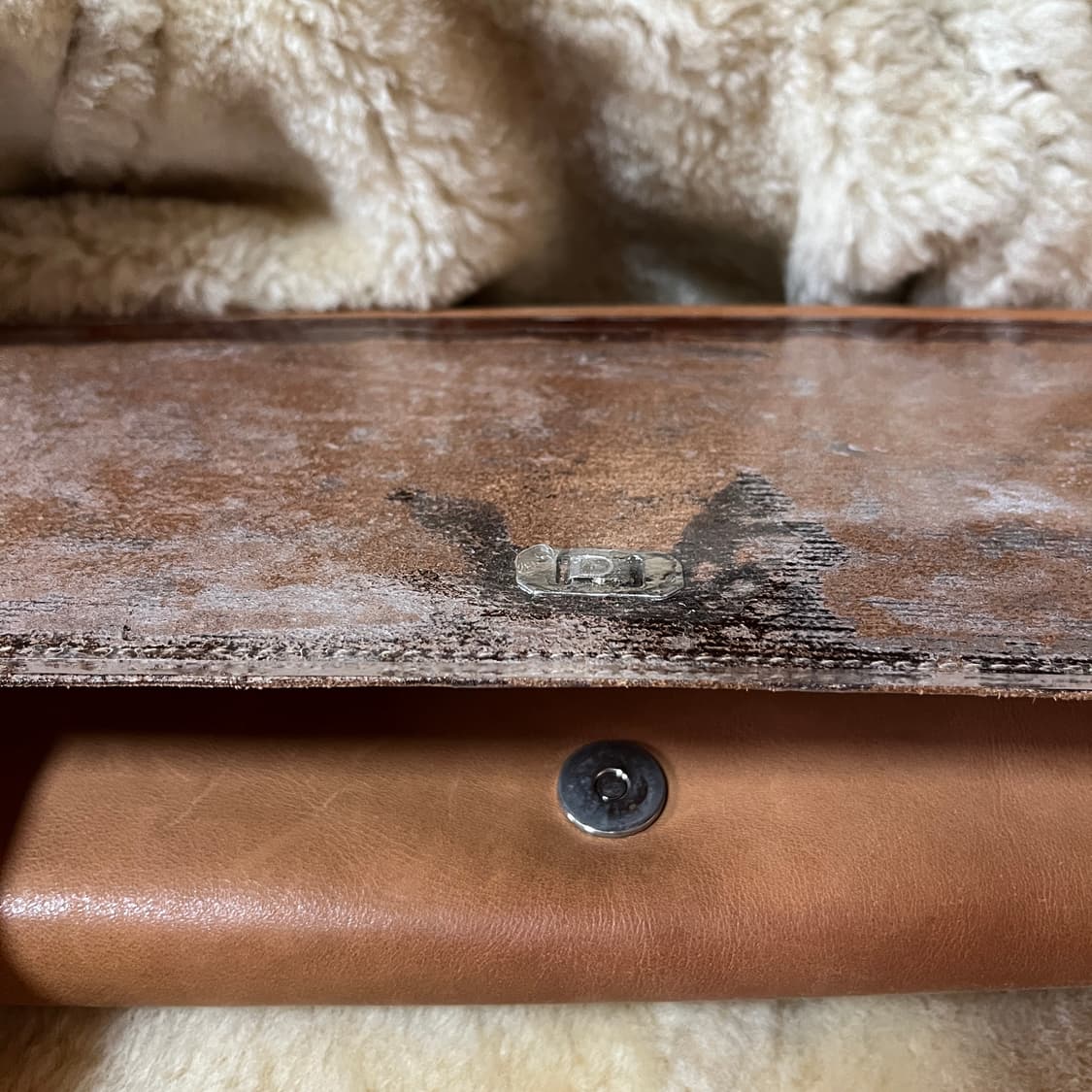 Maison Margiela 아크릴 상판 distressed 파우치 상품이미지3