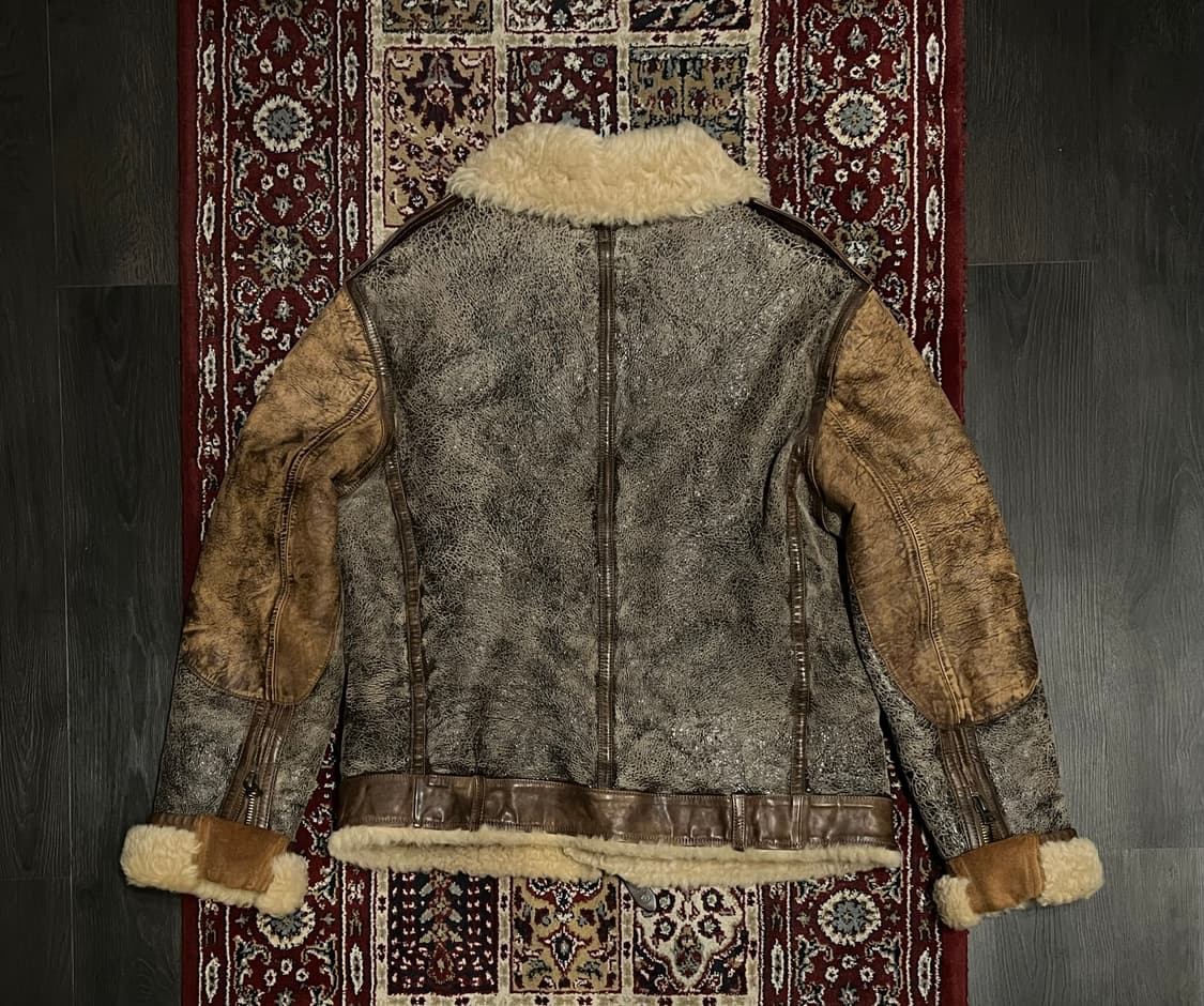 폴로 랄프로렌 에비에이터 시어링 무스탕 자켓 상품이미지5