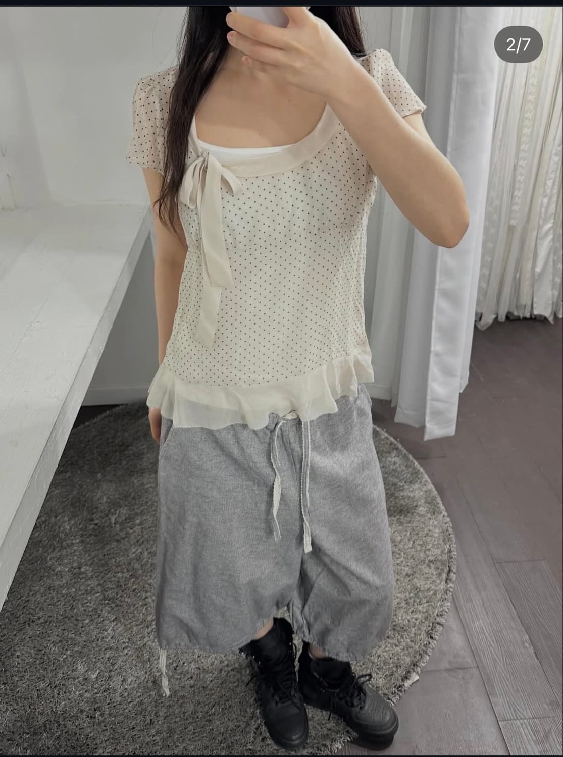 dot blouse 상품이미지4