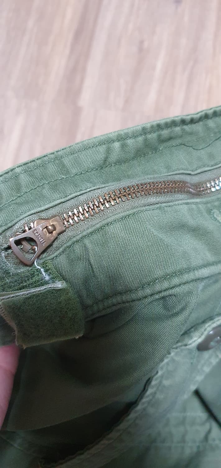 미군 오리지널 m65 필드자켓 3세대 미디움숏 '75년 생산 상품이미지3