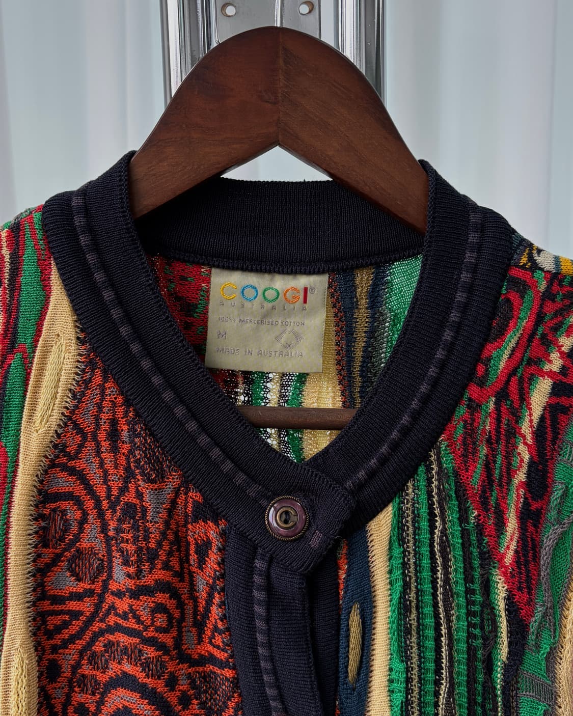 [M]쿠지 COOGI 케이블 니트 베스트 상품이미지5