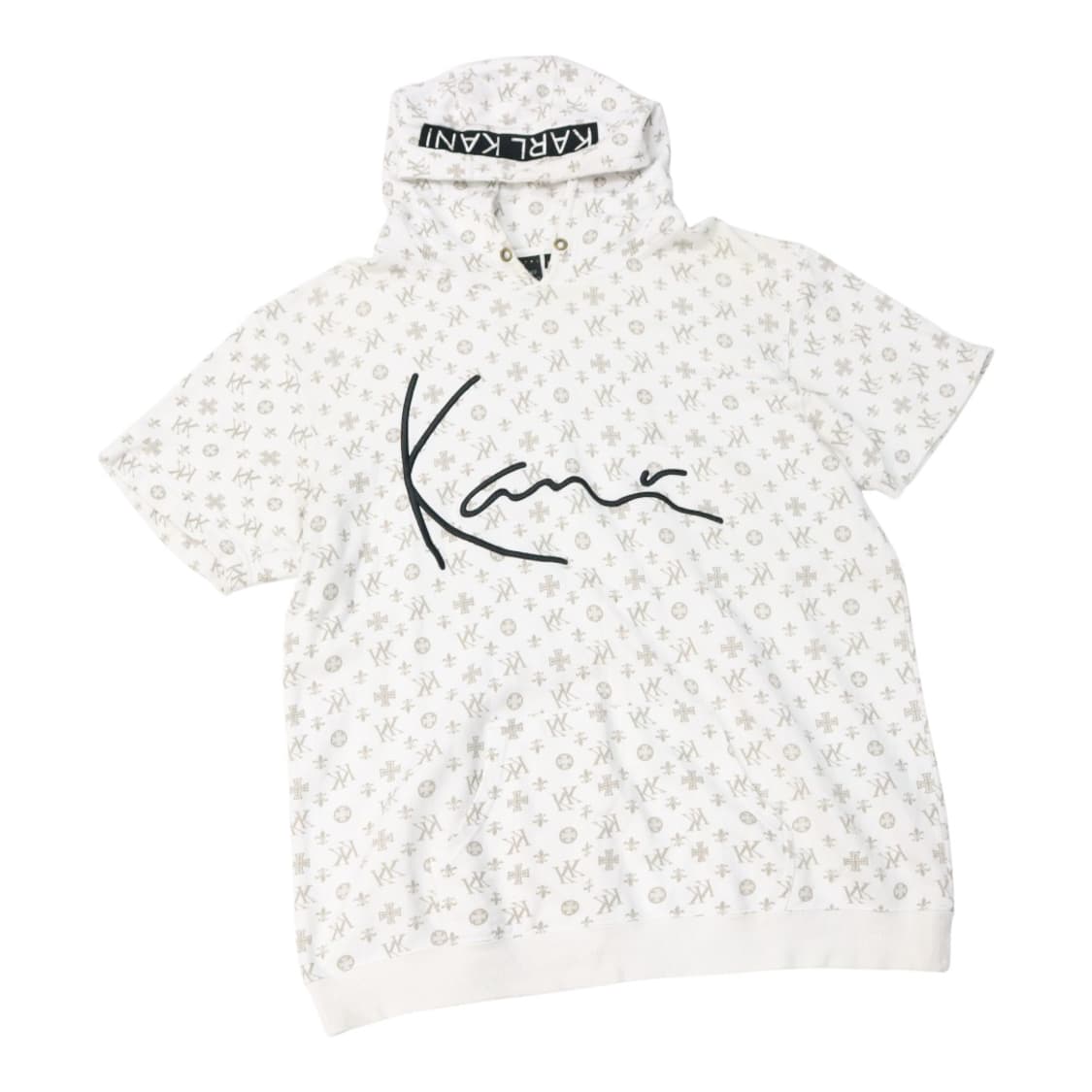 칼카니 빈티지 모노그램 올오버 패턴 반팔 후드 (XXL) 상품이미지1