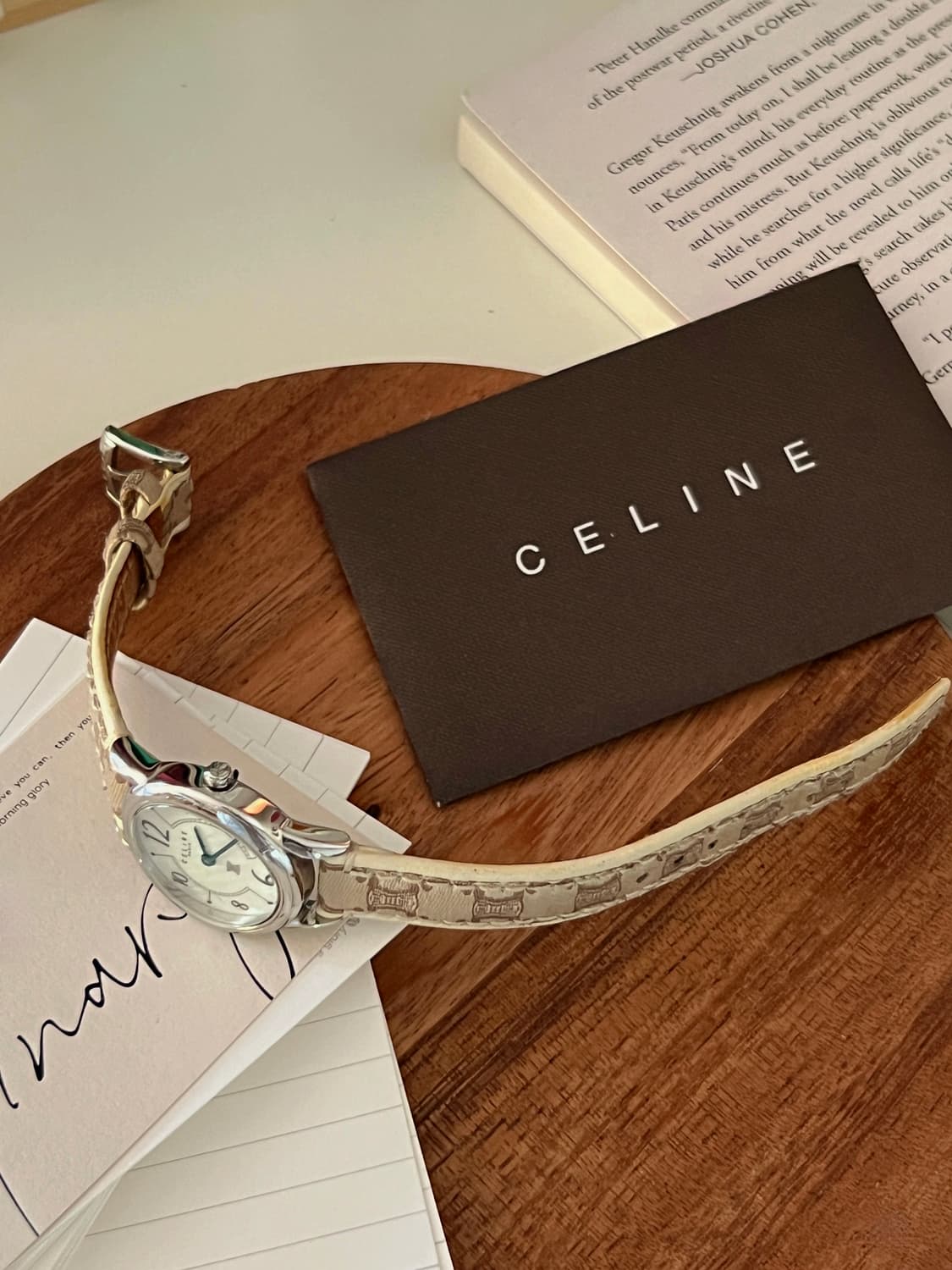 CELINE 트리옹프 마더오브펄 다이얼 셀린느 시계 상품이미지6